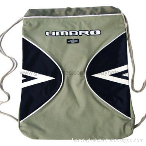 Nylon Drawstring Bag with Handles, Customized Logos are Accepted